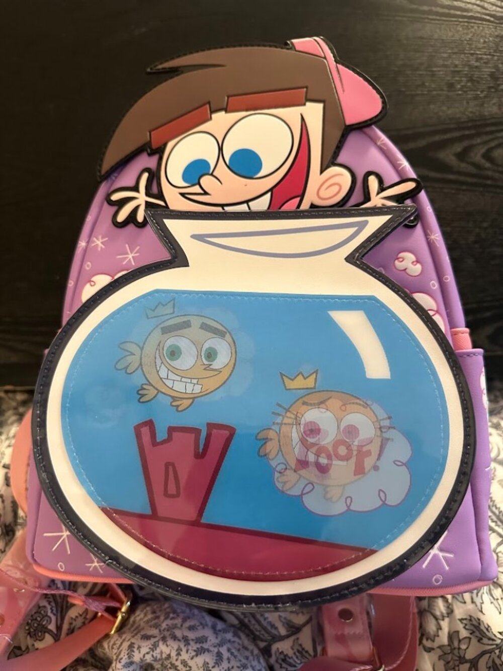 Loungefly Fairly Odd Parents Lenticular Timmy Turner Mini-Backpack